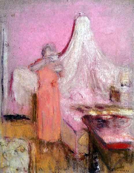 The Morning Cup of Tea Oil Painting by Jean-Edouard Vuillard