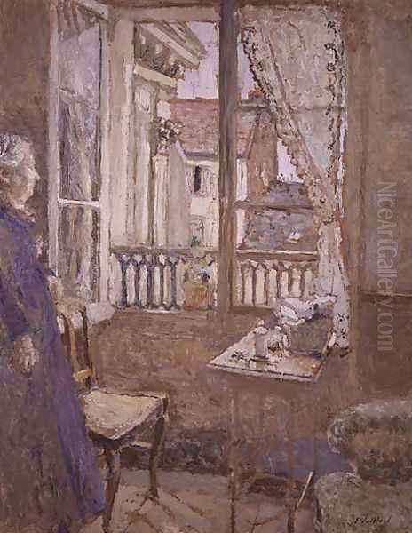 The Open Window, c.1899 Oil Painting by Jean-Edouard Vuillard