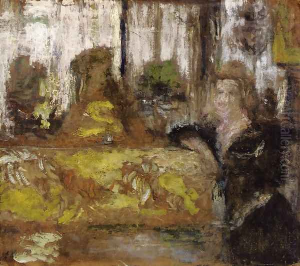 Madame Arthur Fontaine Oil Painting by Jean-Edouard Vuillard