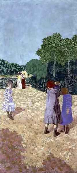 The Promenade, 1894 Oil Painting by Jean-Edouard Vuillard