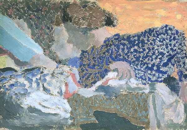 Two Seamstresses in the workroom, 1893 Oil Painting by Jean-Edouard Vuillard