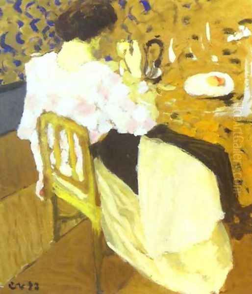 The Breakfast-Le Breakfast. 1892 Oil Painting by Jean-Edouard Vuillard