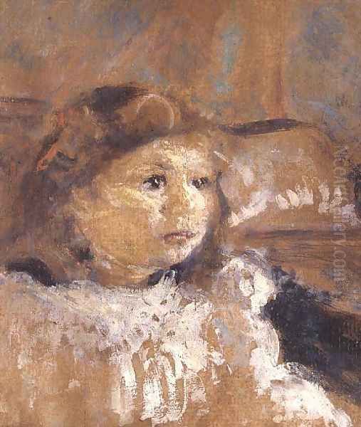 Portrait of Annette Nathanson, c.1907 Oil Painting by Jean-Edouard Vuillard