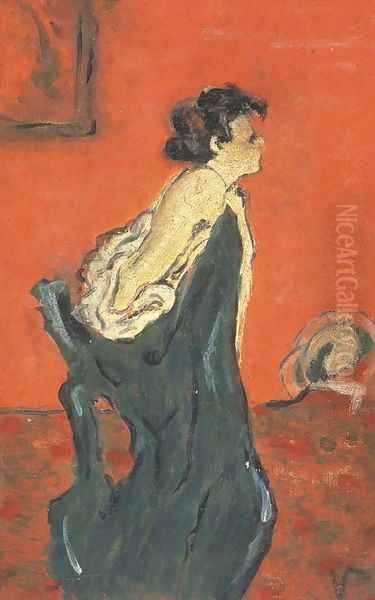 Marthe Mellot Oil Painting by Jean-Edouard Vuillard