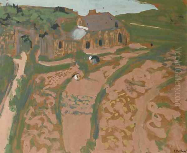 En Bretagne, Saint-Jacut Oil Painting by Jean-Edouard Vuillard