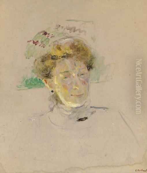 Portrait de Madame Alexandre Natanson Oil Painting by Jean-Edouard Vuillard