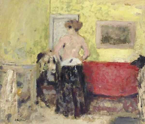 Le deshabille de dos Oil Painting by Jean-Edouard Vuillard