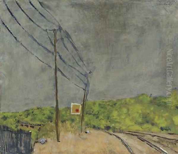 Le petit train à Conflans-Sainte-Honorine Oil Painting by Jean-Edouard Vuillard