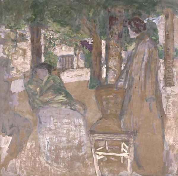 Sous les ombrages Oil Painting by Jean-Edouard Vuillard