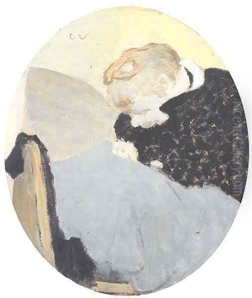 La ravaudeuse Oil Painting by Jean-Edouard Vuillard