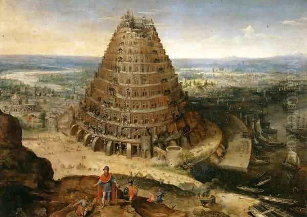 The Tower of Babel Oil Painting by Lucas Van Valkenborch