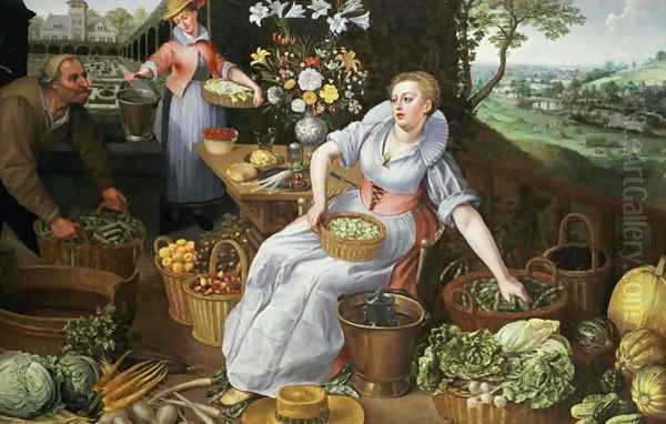 An Allegory of Summer Oil Painting by Lucas Van Valkenborch