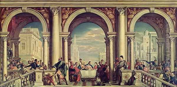 The Feast in the House of Levi Oil Painting by Paolo Veronese (Caliari)