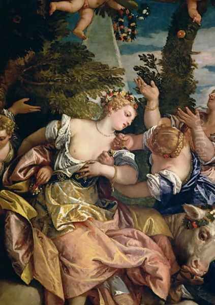 The Rape of Europa Oil Painting by Paolo Veronese (Caliari)