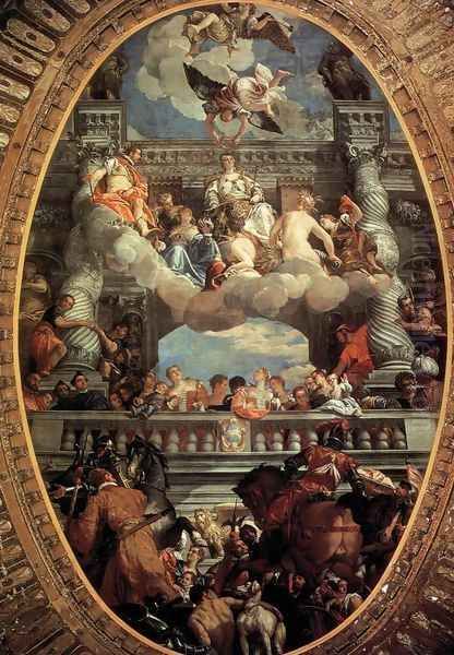 Apotheosis of Venice 1585 Oil Painting by Paolo Veronese (Caliari)