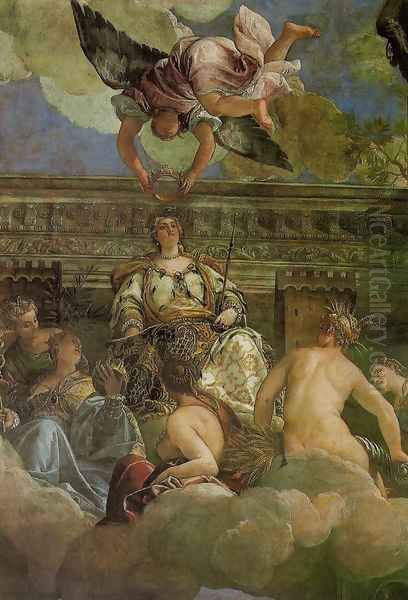 Triumph of Venice (Trionfo di Venezia) Oil Painting by Paolo Veronese (Caliari)