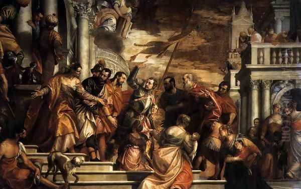 Sts Mark and Marcelino Being Led to Martyrdom 1565 Oil Painting by Paolo Veronese (Caliari)