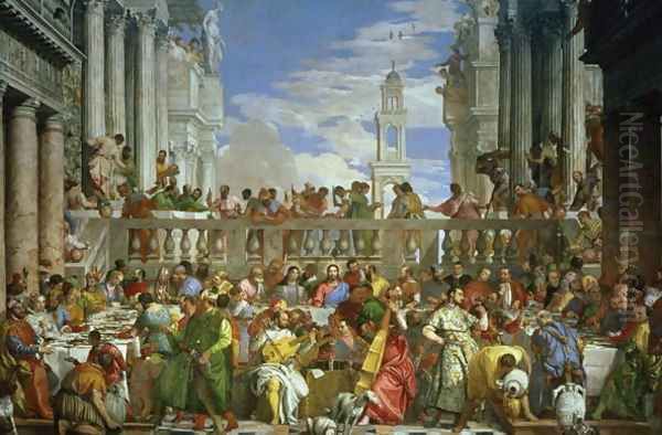 The Marriage Feast at Cana, c.1562 Oil Painting by Paolo Veronese (Caliari)