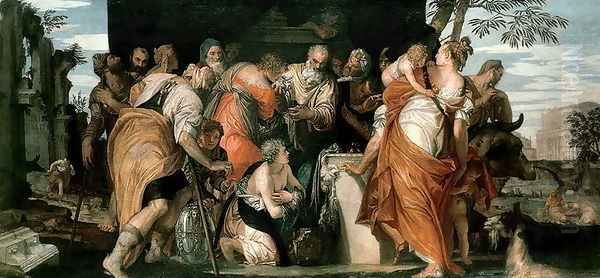 The Anointing of David, c.1555 Oil Painting by Paolo Veronese (Caliari)