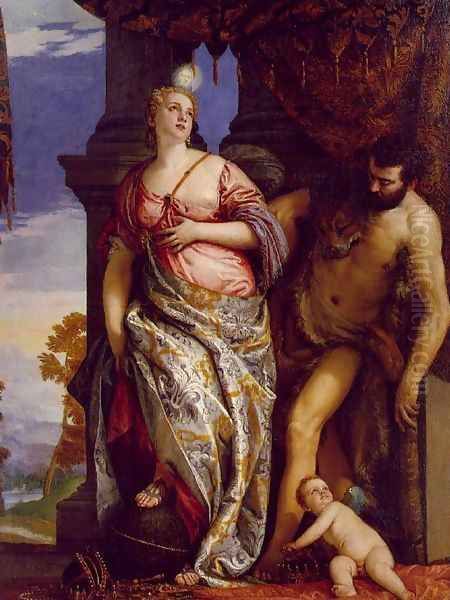 Allegory of Wisdom and Strength c. 1580 Oil Painting by Paolo Veronese (Caliari)