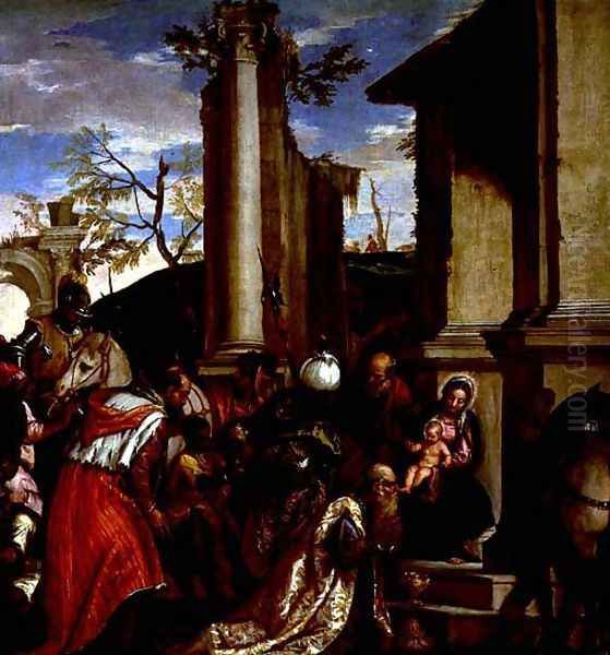 Adoration of the Kings Oil Painting by Paolo Veronese (Caliari)