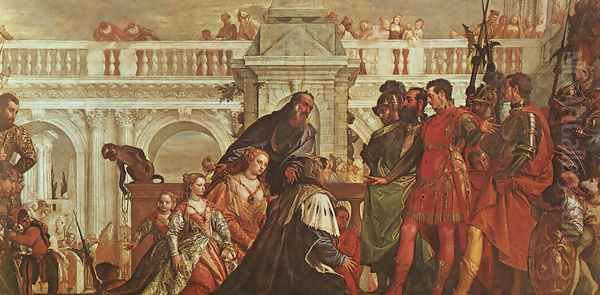 The Family of Darius before Alexander 1565-70 Oil Painting by Paolo Veronese (Caliari)