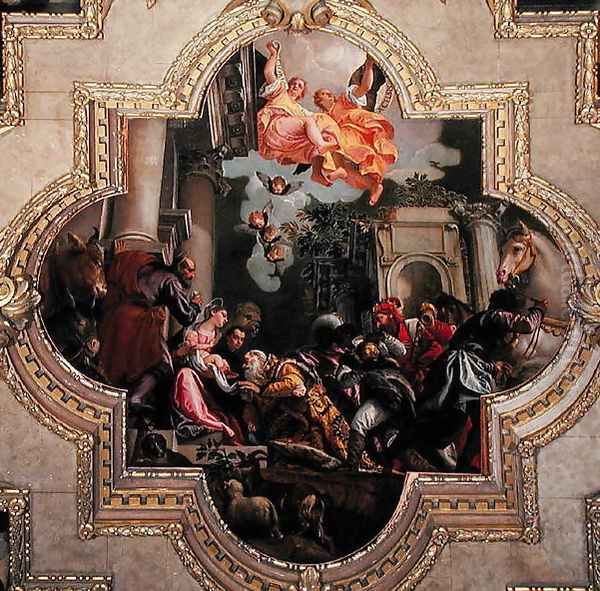 Adoration of the Magi Oil Painting by Paolo Veronese (Caliari)