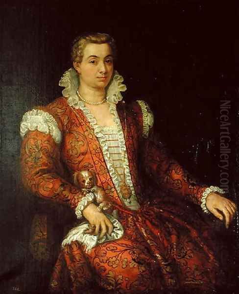 Portrait presumed to be Livia Colonna Oil Painting by Paolo Veronese (Caliari)