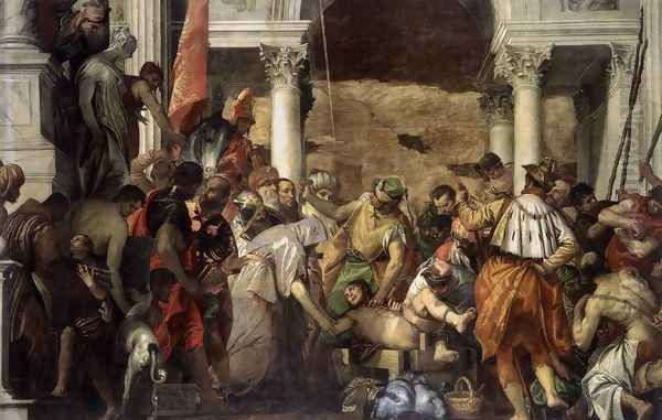 Martyrdom of St Sebastian 1565 Oil Painting by Paolo Veronese (Caliari)