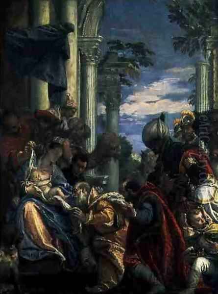 Adoration of the Magi, 1570s Oil Painting by Paolo Veronese (Caliari)