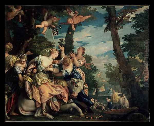 The Rape of Europa 2 Oil Painting by Paolo Veronese (Caliari)