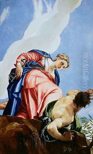 The Punishment of Vulcan Oil Painting by Paolo Veronese (Caliari)