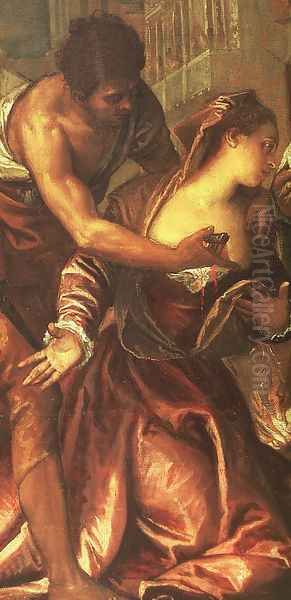 The Martyrdom and Last Communion of St. Lucy (detail) Oil Painting by Paolo Veronese (Caliari)