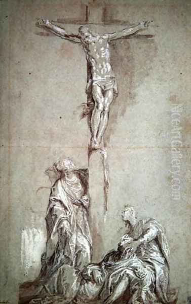 Christ on the Cross Oil Painting by Paolo Veronese (Caliari)