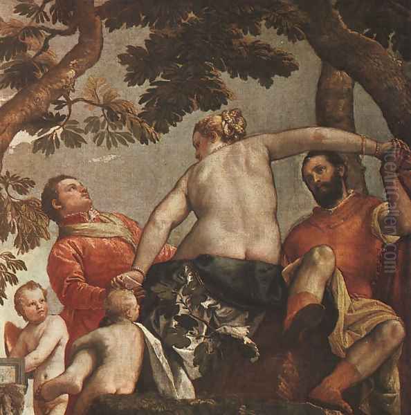 The Allegory of Love- Unfaithfulness 1570 Oil Painting by Paolo Veronese (Caliari)