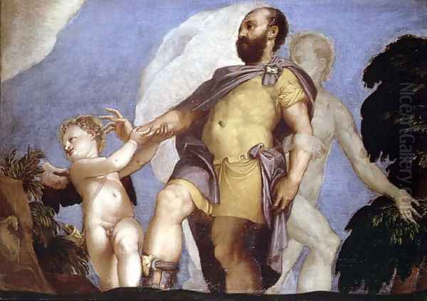 An Allegorical Subject Oil Painting by Paolo Veronese (Caliari)