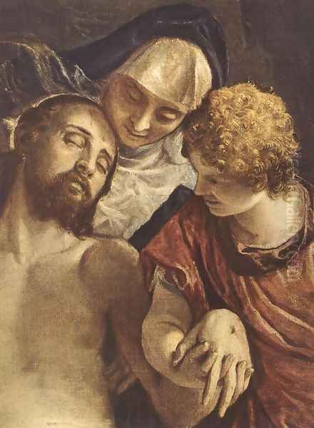 Pieta (detail) 1576-82 Oil Painting by Paolo Veronese (Caliari)