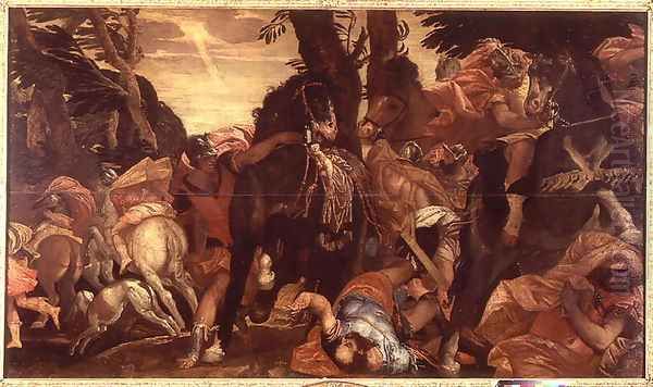 The Conversion of Saul, p.1580 Oil Painting by Paolo Veronese (Caliari)