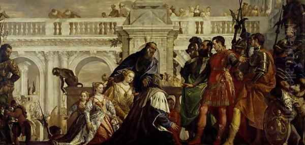 Family of Darius before Alexander the Great 3 Oil Painting by Paolo Veronese (Caliari)