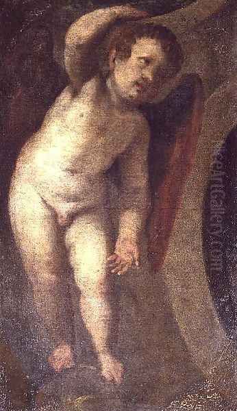 Putto Oil Painting by Paolo Veronese (Caliari)