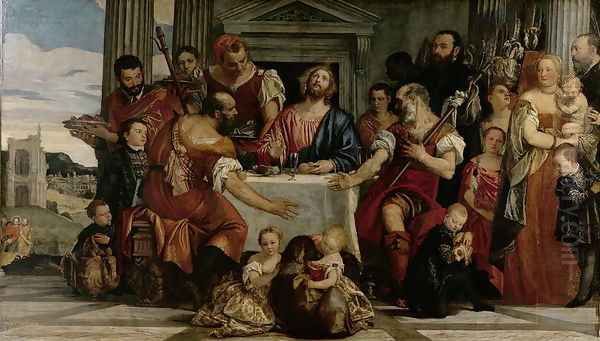 Supper at Emmaus 2 Oil Painting by Paolo Veronese (Caliari)