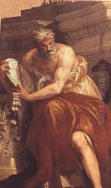 An Astronomer Oil Painting by Paolo Veronese (Caliari)