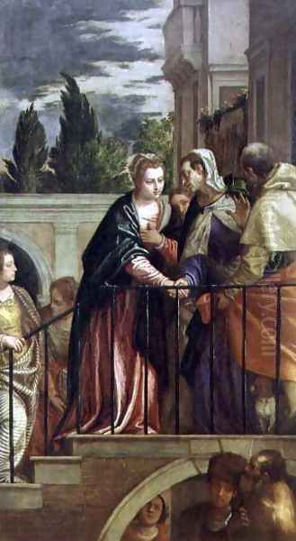 The Visitation 2 Oil Painting by Paolo Veronese (Caliari)