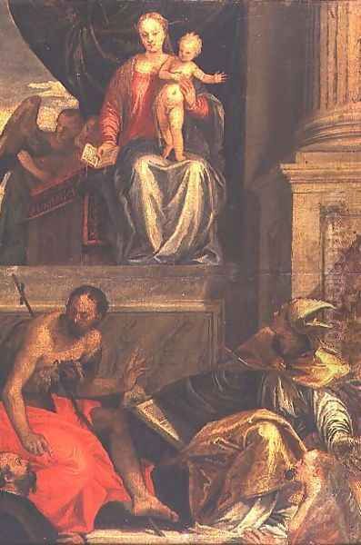 Sketch for the Bevilacqua Altarpiece Oil Painting by Paolo Veronese (Caliari)