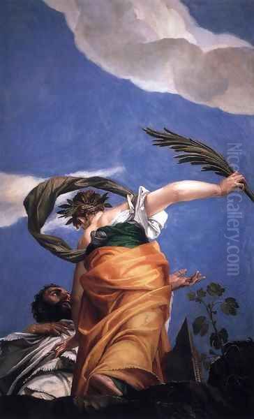 The Triumph of Virtue over Vice Oil Painting by Paolo Veronese (Caliari)