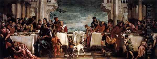 Feast at the House of Simon Oil Painting by Paolo Veronese (Caliari)