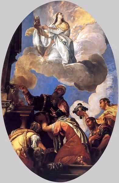 Religio and Fides (Religion and Faith) Oil Painting by Paolo Veronese (Caliari)