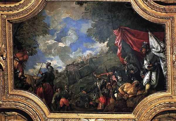 Conquest of Smyrna Oil Painting by Paolo Veronese (Caliari)