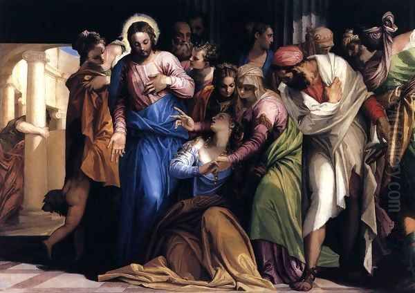 Conversion of Mary Magdalene Oil Painting by Paolo Veronese (Caliari)