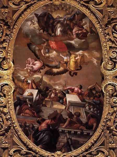 Assumption Oil Painting by Paolo Veronese (Caliari)